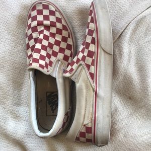 red checkered vans